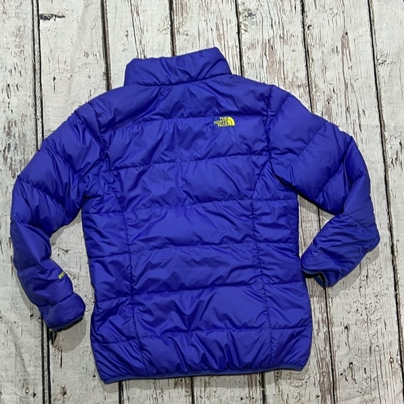 Girls The North Face Periwinkle 550 Goose Down Zip Up Jacket Girls - Picture 4 of 6